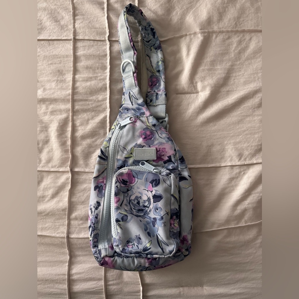 Vera Bradley Sling Backpack Felicity Paisley Pink Crossbody